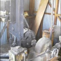 A genuine Woodward governor type UG8 controlling a pelton hydro turbine.